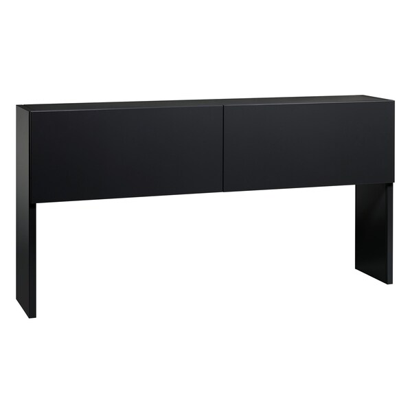 Hirsh Desk Hutch, 36 in H, 71 in W X Metal, Black - 20559