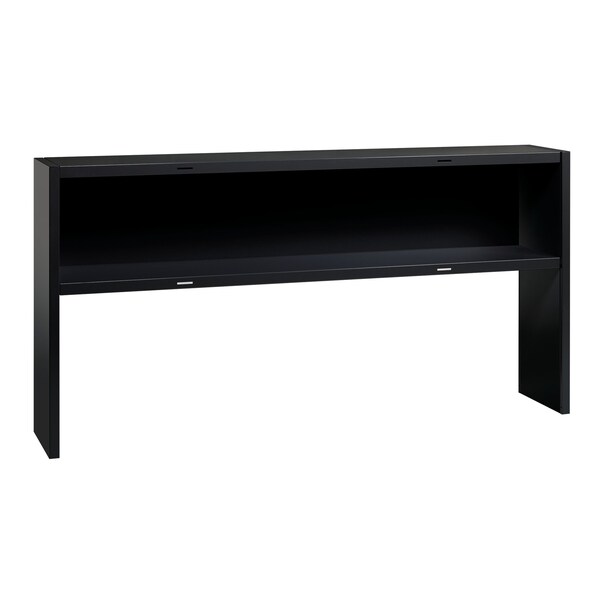Hirsh Desk Hutch, 36 in H, 71 in W X Metal, Black - 20559
