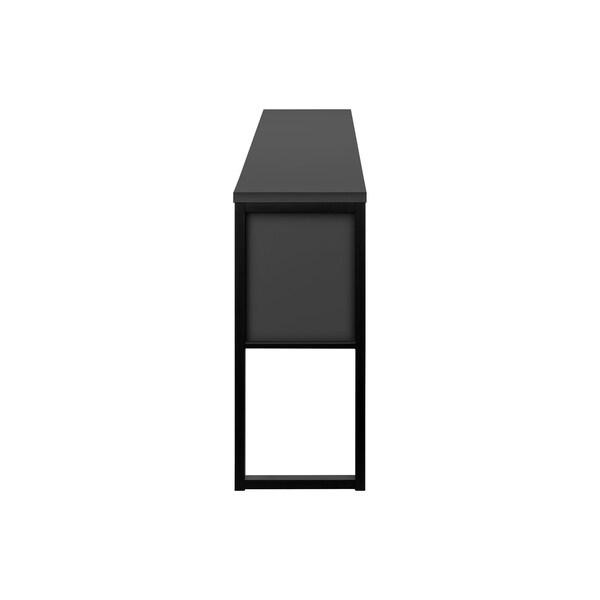 Monarch Specialties Office Hutch, 15.5 in D X 36 in W X Particle Board, Hollow-Core, Laminate, Mdf, Metal, Plastic, Grey - I 7733