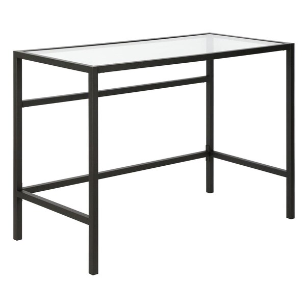 Henn & Hart Sivil Blackened Bronze Writing Desk - OF0877