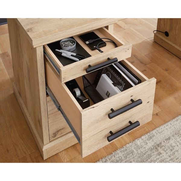 Worksense By Sauder 23.46 in D X 29.72 in H, 71.1 in W X Engineered wood - 427805