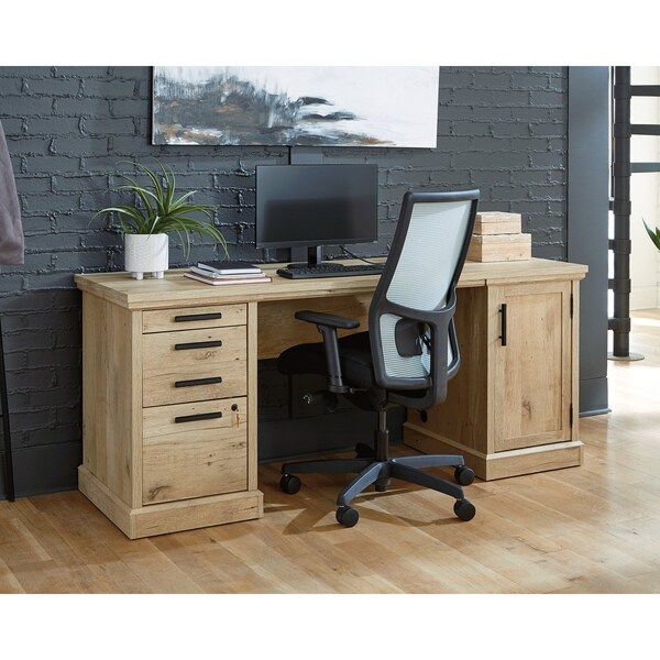 Worksense By Sauder 23.46 in D X 29.72 in H, 71.1 in W X Engineered wood - 427805