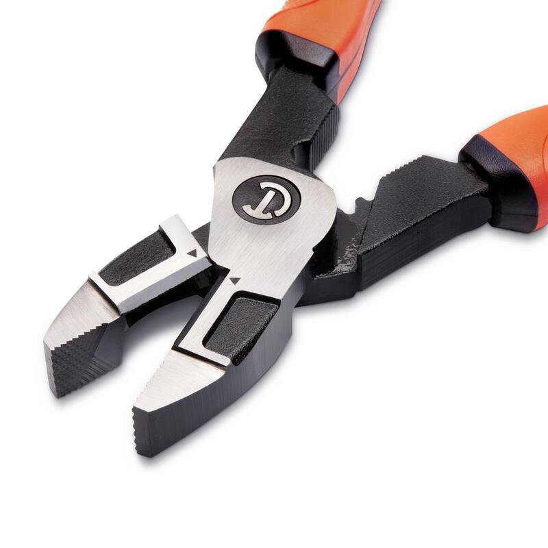 Crescent 9-1/2 in. Z2 High Leverage Linesman Pliers with Dual Material Grips - Z20509CGR-06