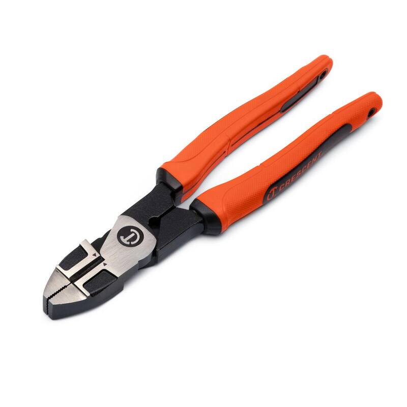 Crescent 9-1/2 in. Z2 High Leverage Linesman Pliers with Dual Material Grips - Z20509CGR-06