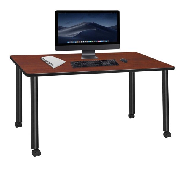 Regency Desk Shells, 24 D X 29 H, 66 W X Wood, Metal, Cherry - MDCL6624CHBK