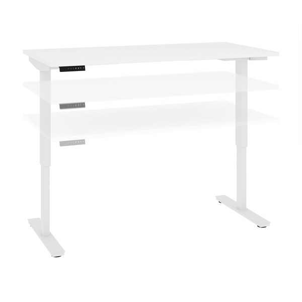 Bestar Universel 30 in x 60 in Standing Desk, White - 65838-17