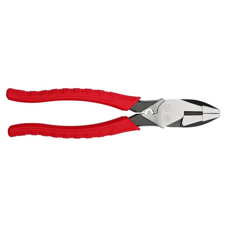 Milwaukee 9 in. High Leverage Lineman's Pliers with Crimper - 48-22-6100