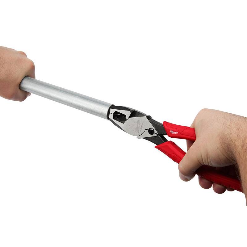 Milwaukee 9 in. High Leverage Lineman's Pliers with Crimper - 48-22-6100
