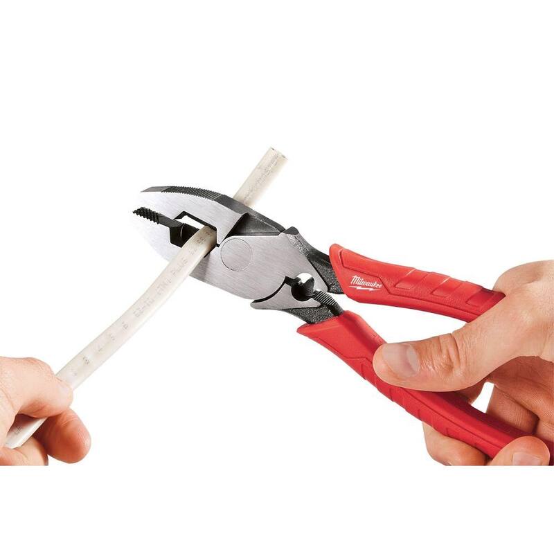 Milwaukee 9 in. High Leverage Lineman's Pliers with Crimper - 48-22-6100