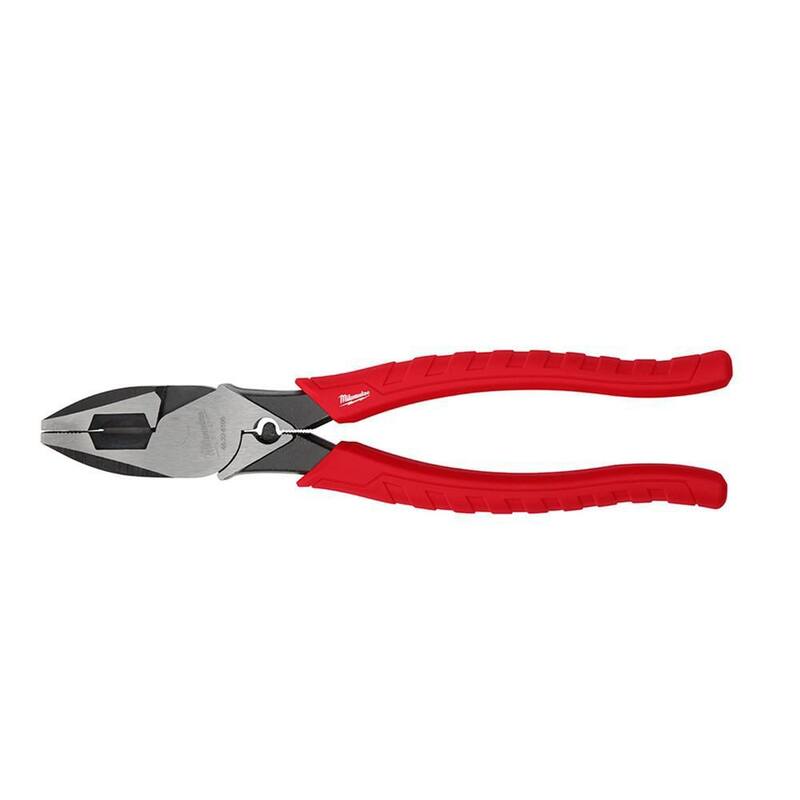 Milwaukee 9 in. High Leverage Lineman's Pliers with Crimper - 48-22-6100