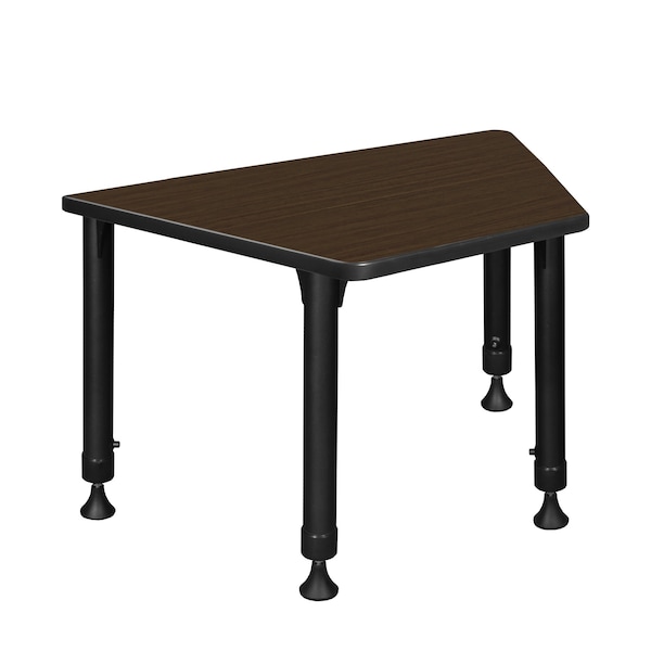 Regency Adjustable Height Kids Learning School Desk, 36 in W X Wood, Metal, Neo Walnut - TSD362319NW