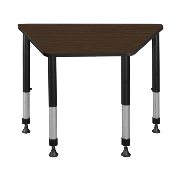 Regency Adjustable Height Kids Learning School Desk, 36 in W X Wood, Metal, Neo Walnut - TSD362319NW