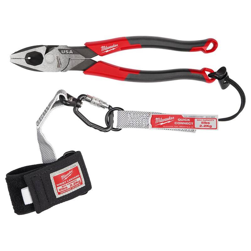 Milwaukee 9 in. Lineman's Pliers with Fish Tape Puller and Comfort Grip - MT550