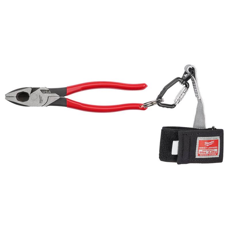 Milwaukee 9 in. Lineman's Pliers with Fish Tape Puller and Dipped Grip - MT500