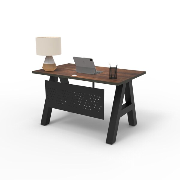 We'Re It A-Frame Writing Desk W/ Modesty Panel, 24 in D X 30 in H, 48 in W X Laminate - AF4824-MOD-7973