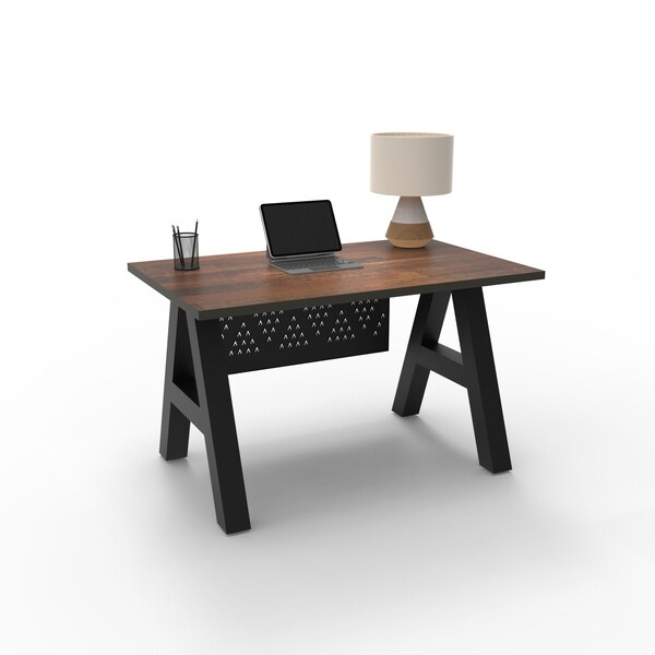 We'Re It A-Frame Writing Desk W/ Modesty Panel, 24 in D X 30 in H, 48 in W X Laminate - AF4824-MOD-7973