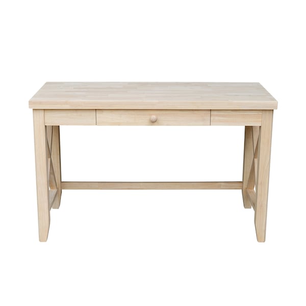 International Concepts Hampton Desk 21 in D X 30 in H, 48.1 in W X Wood, Unfinished - OF-67X