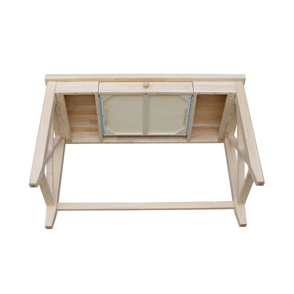 International Concepts Hampton Desk 21 in D X 30 in H, 48.1 in W X Wood, Unfinished - OF-67X