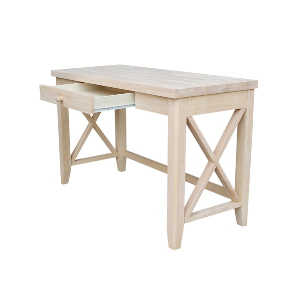 International Concepts Hampton Desk 21 in D X 30 in H, 48.1 in W X Wood, Unfinished - OF-67X