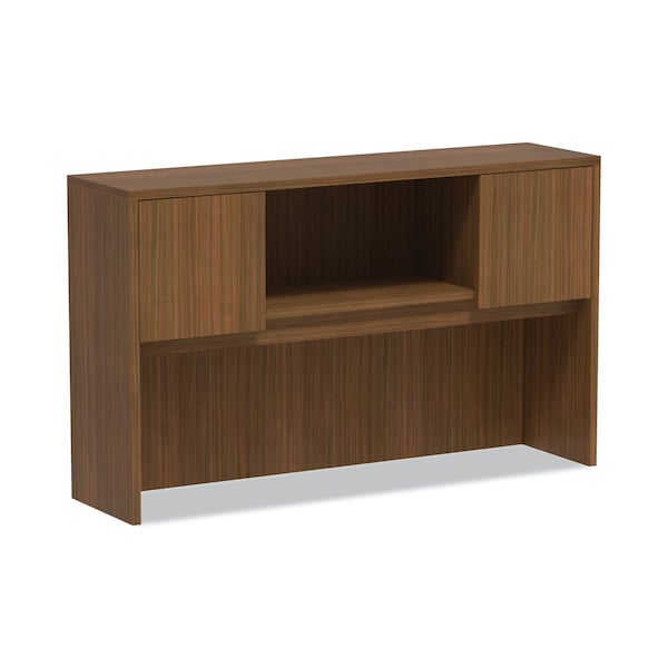 Alera Alera Valencia Series Hutch, 3-Comp, 15 in D X 35.38" H, 58.88" W X Woodgrain Laminate - VA286015WA