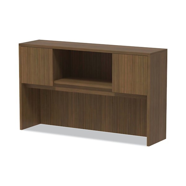 Alera Alera Valencia Series Hutch, 3-Comp, 15 in D X 35.38" H, 58.88" W X Woodgrain Laminate - VA286015WA