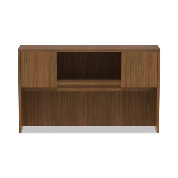 Alera Alera Valencia Series Hutch, 3-Comp, 15 in D X 35.38" H, 58.88" W X Woodgrain Laminate - VA286015WA