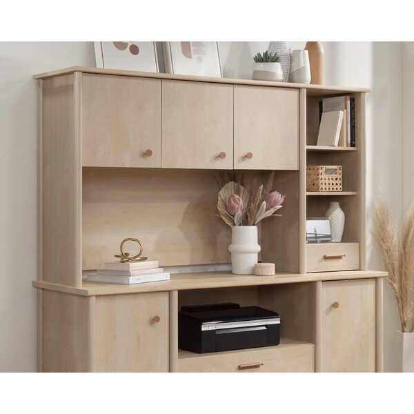 Sauder 15.55 in D X 36.22 in H, 66.73 in W X Engineered wood - 429371