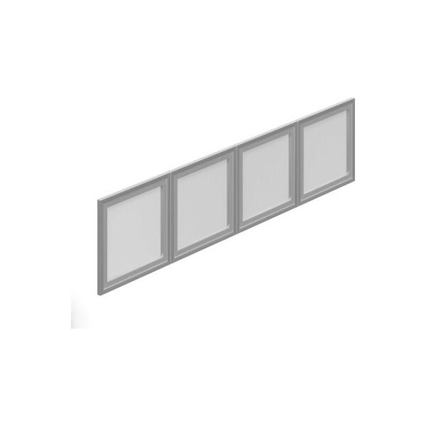 Gec Offices To Go - Silver Doors for 71" Hutch - SL71SIDR