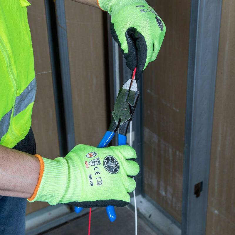 Klein Tools 9 in. High Leverage Ironworker's Pliers for Heavy Duty Cutting - D2000-9ST