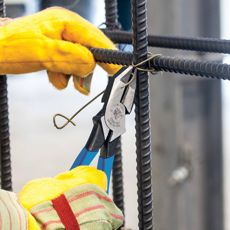 Klein Tools 9 in. High Leverage Ironworker's Pliers for Heavy Duty Cutting - D2000-9ST