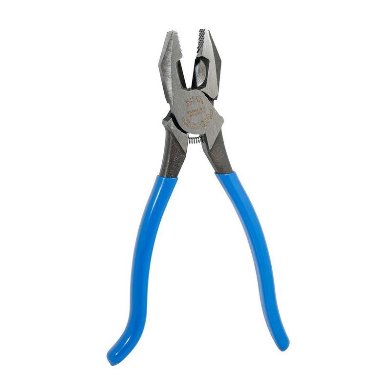 Klein Tools 9 in. High Leverage Ironworker's Pliers for Heavy Duty Cutting - D2000-9ST