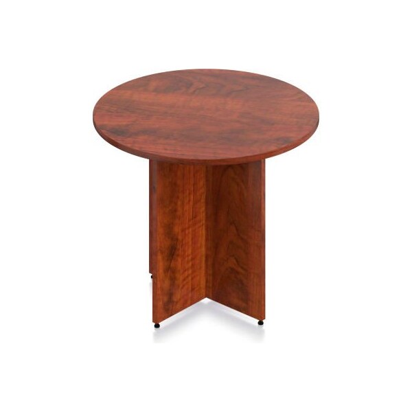 Gec Offices To Go - Round Table - 36"W x 29-1/2"H - Dark Cherry - SL36R-ADC