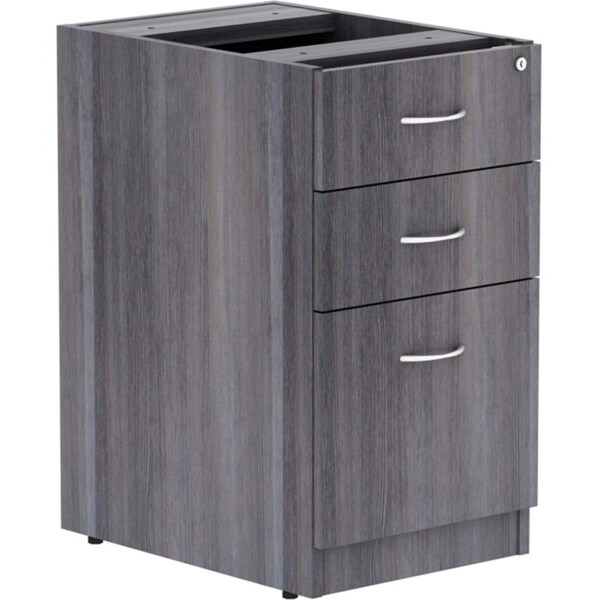 Lorell Weathered Charcoal Laminate DeskingCharcoal Gray 16 x 22 x 28.3 in. - LLR69558