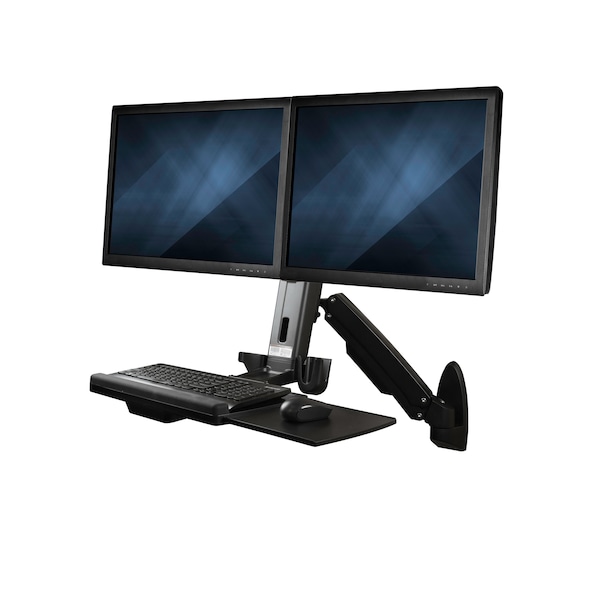Startech.Com 33.62" D X 20.98 in H, 26.18" W X Aluminum, Steel and Plastic, Silver - WALLSTS2