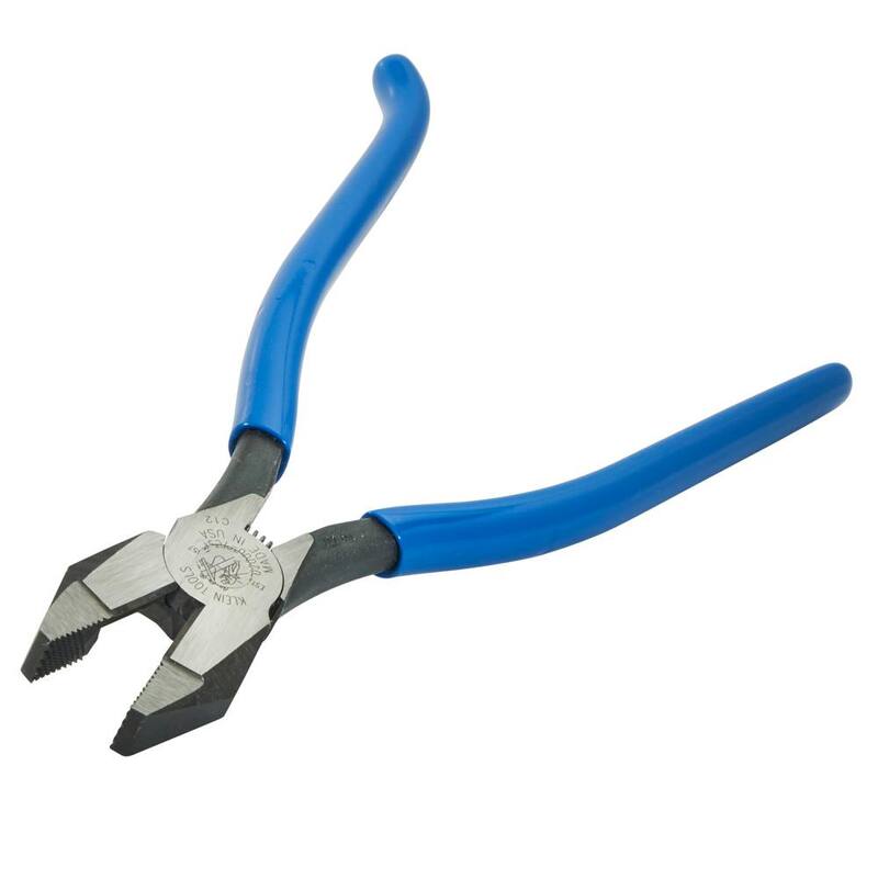 Klein Tools 9 in. Ironworker's Pliers for Heavy Duty Cutting - D2000-7CST