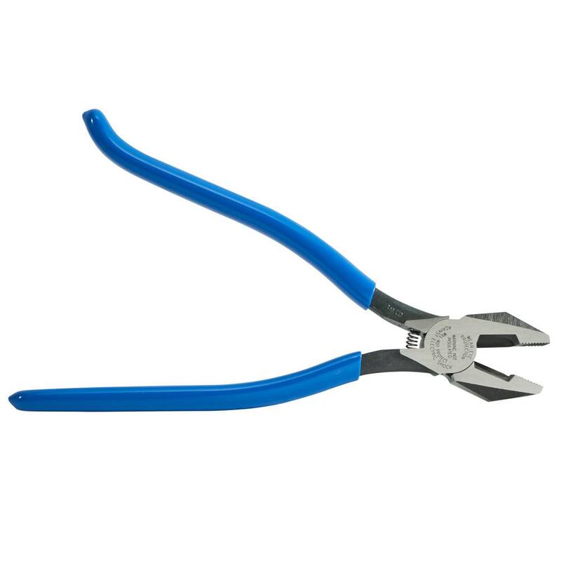 Klein Tools 9 in. Ironworker's Pliers for Heavy Duty Cutting - D2000-7CST