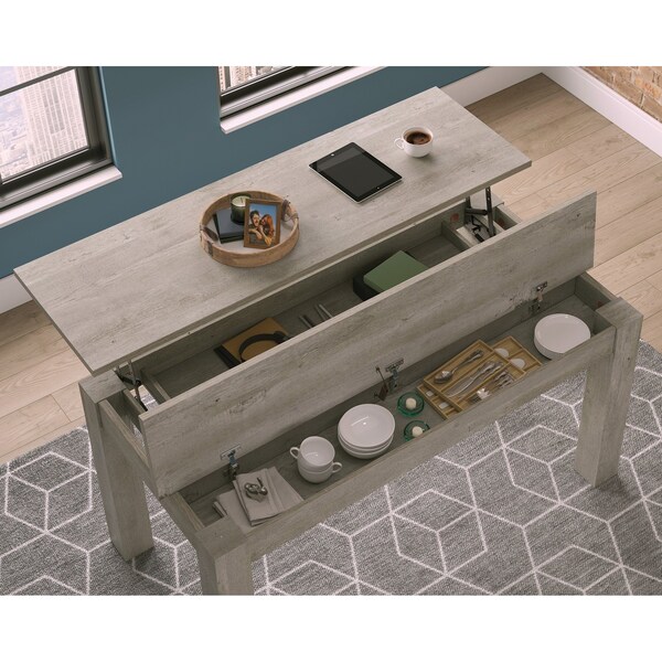 Sauder 31.18 in D X 30.12 in H, 60 in W X Engineered wood - 430051