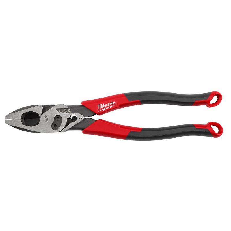 Milwaukee Linesman Plier w/Comfort Grip/Crimper w/8 in. Long Nose Plier w/Comfort Grip & 6 in. Diagonal Plier w/Comfort Grip - MT550C-MT556-MT555