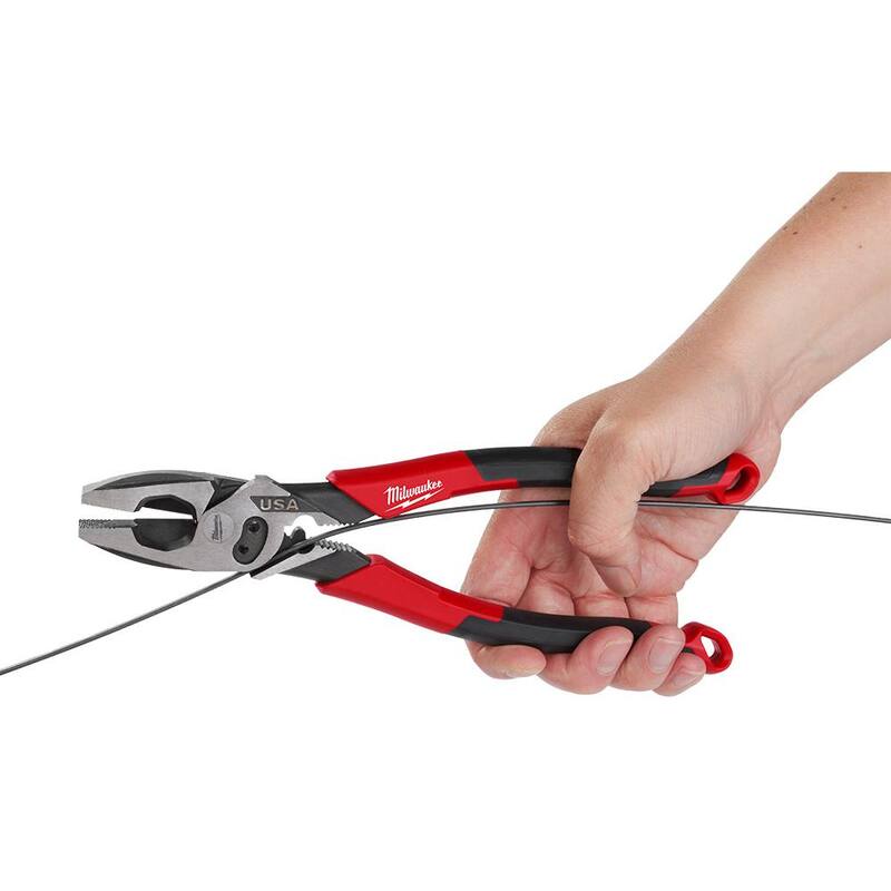 Milwaukee Linesman Plier w/Comfort Grip/Crimper w/8 in. Long Nose Plier w/Comfort Grip & 6 in. Diagonal Plier w/Comfort Grip - MT550C-MT556-MT555