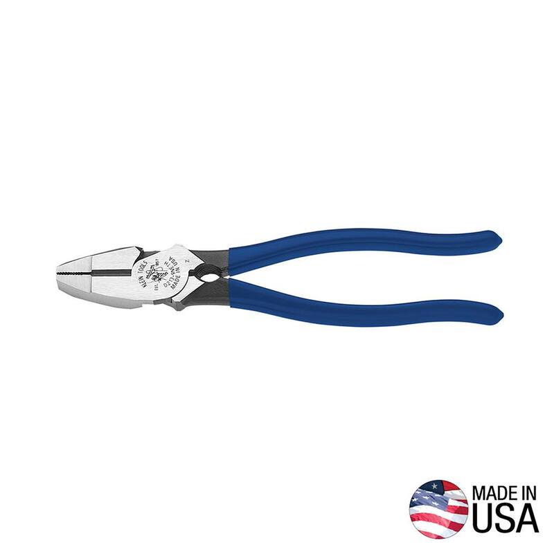 Klein Tools 9 in. Lineman's Bolt-Thread Holding Pliers - D213-9NETH