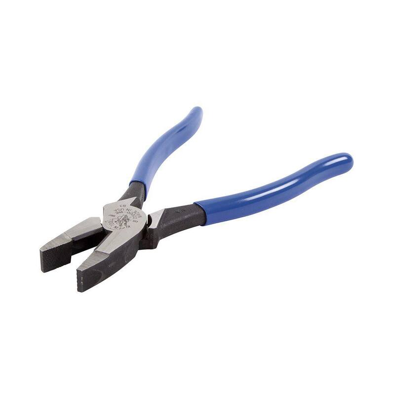 Klein Tools 9 in. 2000 Series High Leverage Side Cutting Pliers for Heavy Duty Cutting - D2000-9NE