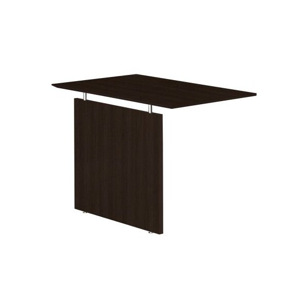 Safco Safco Medina 48-1/2"W Non-Handed Straight Bridge 48 1/2"W x 20"D x 29-1/2"H Mocha - MNBDGLDC