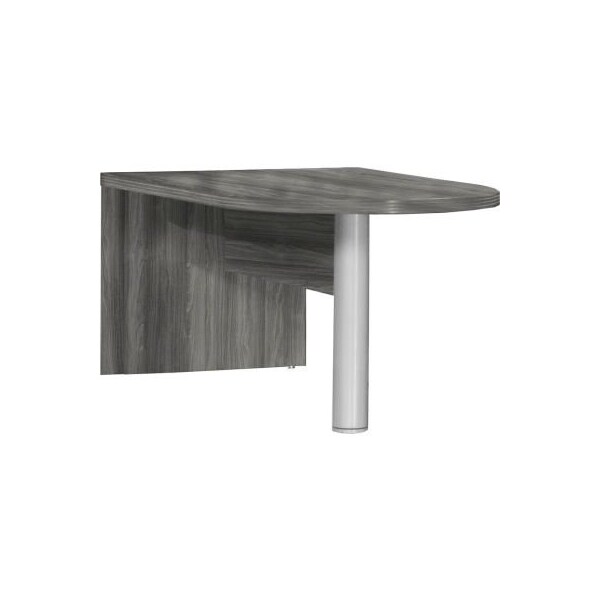 Safco Safco Aberdeen 72"W Freestanding Peninsula 72"W x 36"D x 29-1/2"H Gray Steel - APT7236LGS
