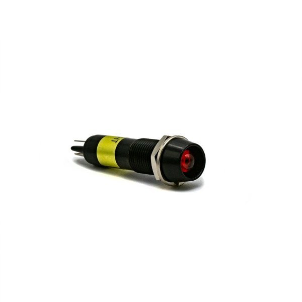 Dialight 9Mm Pmi Rojo 12V Blk Hsg - 609-2122-130F