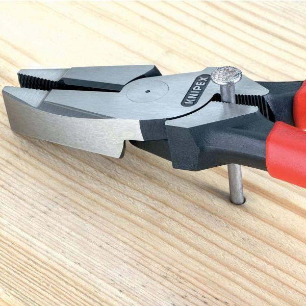 KNIPEX 9-1/4 in. High Leverage New England Head Lineman Pliers - 09 01 240 SBA