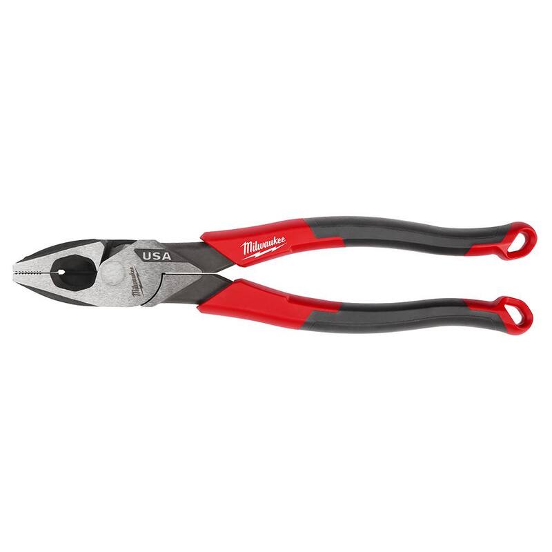 Milwaukee Linesman Plier with Comfort Grip with 8 in. Long Nose Plier with Comfort Grip and 6 in. Diagonal Plier with Comfort Grip - MT550-MT556-MT555