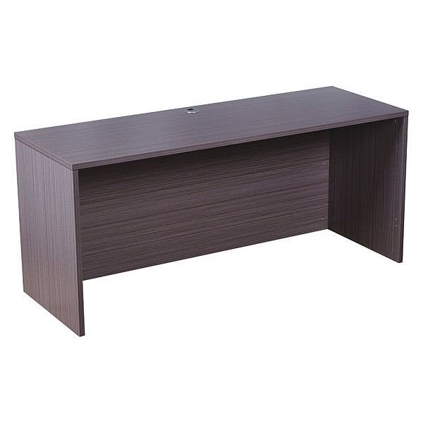 Boss Desk Shell Credenza Shell, Driftwood, 71" x 24", Driftwood - N143-DW