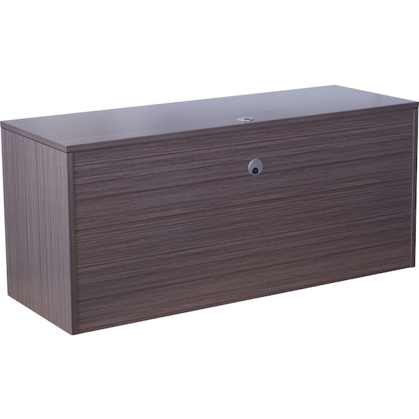 Boss Desk Shell Credenza Shell, Driftwood, 71" x 24", Driftwood - N143-DW