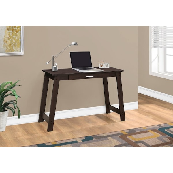 Monarch Specialties Computer Desk, Home Office, Laptop, Storage Drawers, Work, Laminate, Brown, Contemporary, Modern - I 7190