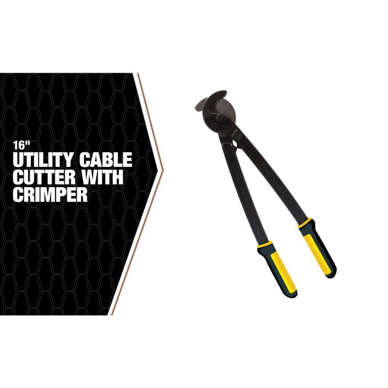Southwire 16 in. Utility Cable Cutter with Crimper - 59158540